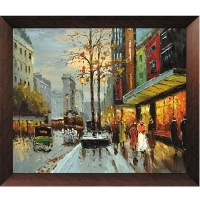 Картина "Осенний вечер", 40 см х 50 см артикул 12930b.