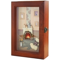 Ключница "Камин" артикул 12970b.